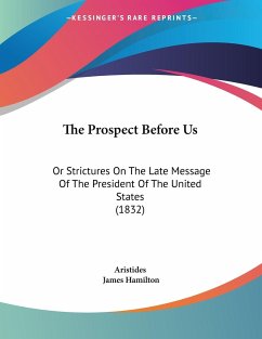 The Prospect Before Us - Aristides; Hamilton, James