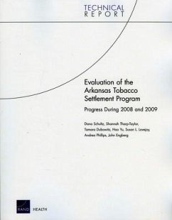 Evaluation of the Arkansas Tobacco Settlement Program - Schultz, Dana; Tharp-Taylor, Shannah; Dubowitz, Tamara; Yu, Hao; Lovejoy, Susan L