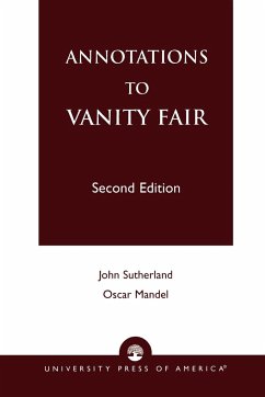 Annotations to Vanity Fair - Mandel, Oscar; Sutherland, John Andrew