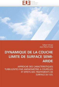 Dynamique de la Couche Limite de Surface Semi-Aride - Yahaya, Saleye;Frangi, Jean-Pierre