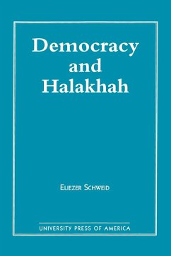 Democracy and the Halakhah - Schweid, Eliezer