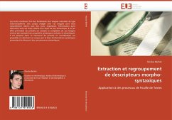 Extraction et regroupement de descripteurs morpho-syntaxiques - Béchet, Nicolas