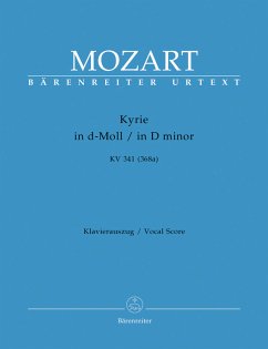 Kyrie d-Moll KV341 für Chor, Orchester und Orgel Klavierauszug