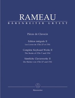 Cover Pieces de clavecin vol.2 Sämtliche Klavierwerke Band 2 Rampe, Siegbert. Ed