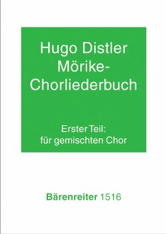 Cover Mörike-Chorliederbuch Teil 1 für gem Chor a cappella Partitur