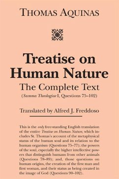 Treatise on Human Nature - Aquinas, Thomas