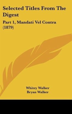 Selected Titles From The Digest - Walker, Whitey