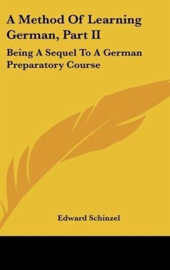 A Method Of Learning German, Part II