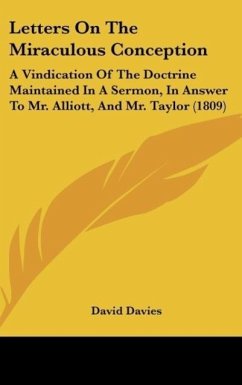 Letters On The Miraculous Conception - Davies, David