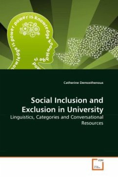 Cover Social Inclusion and Exclusion in University