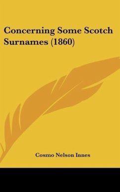 Concerning Some Scotch Surnames (1860) - Innes, Cosmo Nelson
