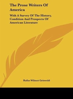 Cover The Prose Writers Of America