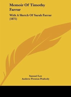 Memoir Of Timothy Farrar - Lee, Samuel