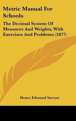 Metric Manual For Schools - Sawyer, Henry Edmund