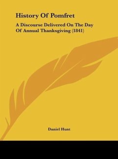 History Of Pomfret - Hunt, Daniel