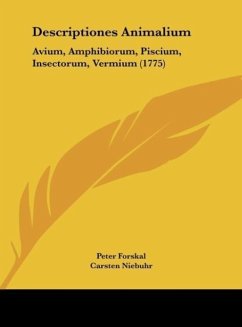 Descriptiones Animalium - Forskal, Peter