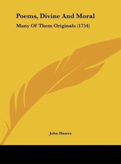 Poems, Divine And Moral - Hawes, John