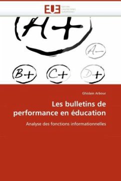 Les Bulletins de Performance En Education - Arbour, Ghislain