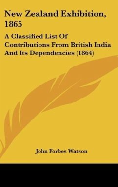 New Zealand Exhibition, 1865 - Watson, John Forbes
