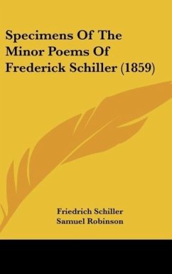 Specimens Of The Minor Poems Of Frederick Schiller (1859)