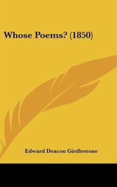 Whose Poems? (1850) - Girdlestone, Edward Deacon