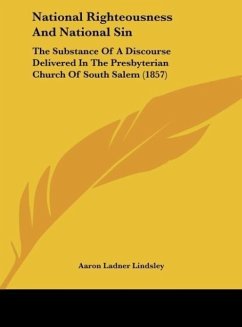 National Righteousness And National Sin - Lindsley, Aaron Ladner