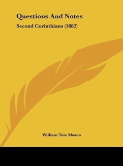 Questions And Notes - Mason, William Tate