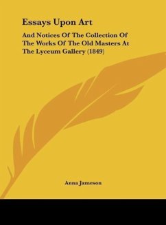 Essays Upon Art - Jameson, Anna