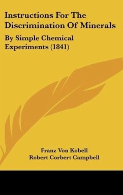 Instructions For The Discrimination Of Minerals - Kobell, Franz Von
