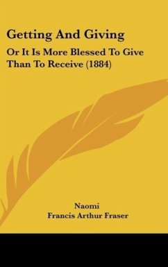 Getting And Giving Getting And Giving