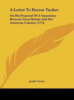 A Letter To Doctor Tucker - Tucker, Josiah