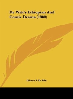 De Witt's Ethiopian And Comic Drama (1880)