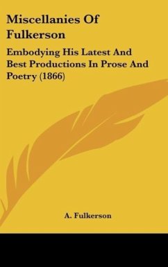 Miscellanies Of Fulkerson - Fulkerson, A.