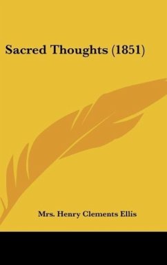 Sacred Thoughts (1851) - Ellis, Henry Clements