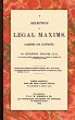 A Selection of Legal Maxims - Bild 1