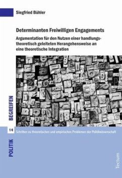 Cover Determinanten Freiwilligen Engagements