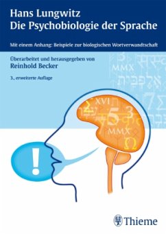 Die Psychobiologie der Sprache - Lungwitz, Hans