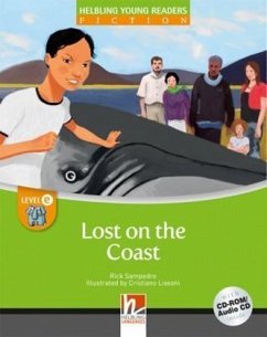 Young Reader, Level e, Fiction / Lost on the Coast, mit 1 CD-ROM/Audio-CD, m. 1 CD-ROM, 2 Teile - Sampedro, Rick