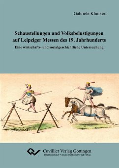 Schaustellungen und Volksbelustigungen auf Leipziger Messen des 19. Jahrhunderts - Klunkert, Gabriele