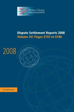 Cover Dispute Settlement Reports 2008