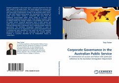 Corporate Governance in the Australian Public Service - Tucker, Tony