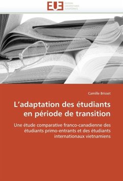 L Adaptation Des Étudiants En Période de Transition - Brisset, Camille