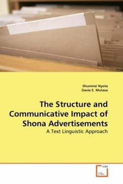 The Structure and Communicative Impact of Shona Advertisements - Nyota, Shumirai;Mutasa, Davie E.