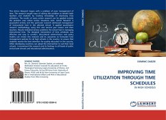 IMPROVING TIME UTILIZATION THROUGH TIME SCHEDULES