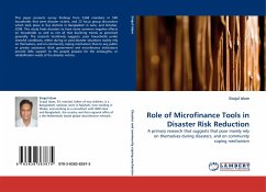Role of Microfinance Tools in Disaster Risk Reduction