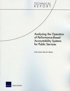 Analyzing the Operation of Performance-Based Accountability Systems for Public Services - Camm, Frank