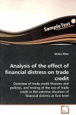 Analysis of the effect of financial distress on trade credit