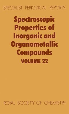 Cover Spectroscopic Properties of Inorganic and Organometallic Compounds