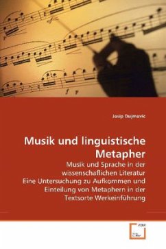 Musik und linguistische Metapher - Dujmovic, Josip