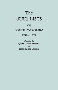 Jury Lists of South Carolina, 1778-1779